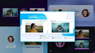 Best 5 Outro Template For Youtube | No Copyright | Alight Motion