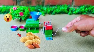 diy Diorama tractor mini floor mill machine science project || @keepVilla