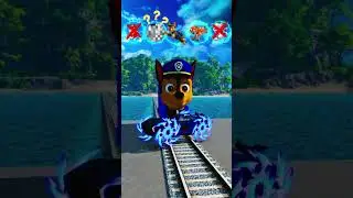 Cursed Paw Patrol Trains VS Big and Small Cringe McQueen Cars: Who wins? - BeamNG.drive