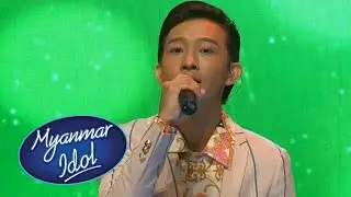 M Zaw Rain Myanmar Idol Season 1 Performance | FINAL TOP 10 | Myanmar Idol 2016