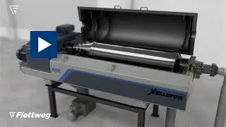 Flottweg Xelletor &ndash; the Decanter for Sewage Sludge Dewatering