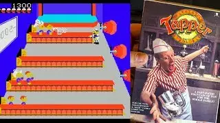 Root Beer Tapper ColecoVision Unboxing & Gameplay Review Lets Play Retrogaming Gameplay