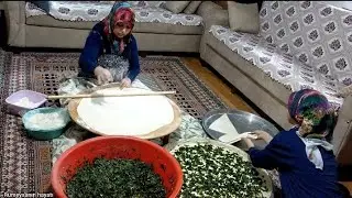 BİR KOCA LEĞEN HAMUR BİR KOCA LEĞEN İÇ KAT KAT TEPSİ BOREGİM AKŞAM YEMEĞİ
