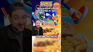 Новое блюдо Burger King x Sonic the Hedgehog King Jr. #fastfood #burgerking #sonicthehedgehog #sega