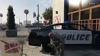 GTA V: Trevor & Crew's Insane 5-Star Suburban Shootout & Escape!