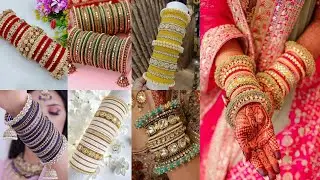 Wedding Bangle Set/New Bangles Design/Bangle set/velvet bangle set/Latest Bridal Bangle Collection