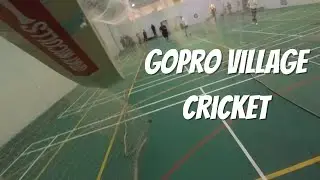 GoPro POV Village Cricket Net Session! Batsman & Bowler Helmet Camera View