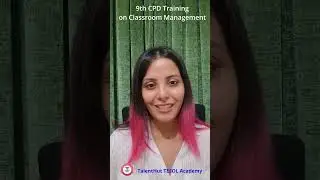 Invitation for the 9th CPD training on Classroom Management by Nastaran Seif from IRAN | TTA