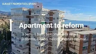 Apartment needs complete renovation - 3 beds, close to beach - Torre del Mar, Malaga - 240,000&euro;