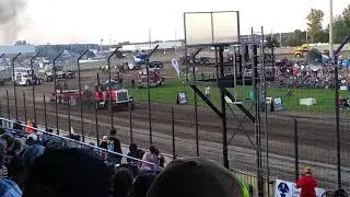 Semi Truck Pull at Big Iron Classic in Kasson Minnesota
