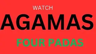 Agama texts, structured into four main parts