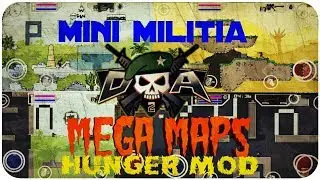 Mini militia-mega maps-mod||new version-4.0.36||download||hunger map