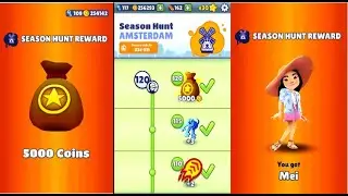 Completed Season Hunt Amsterdam 2020 - Subway Surfers