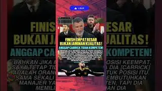 Roy Keane Kritik Carrick❗🔥