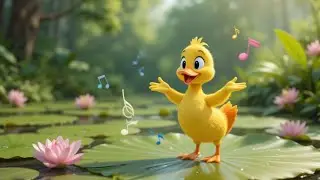 The Dancing Duck | Fun Animal Dance Song for Kids | Interactive Nursery Rhyme