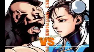 (SuperStreetFighter2TurboRevival) GBA Modo Arcade Historia de Zangief nivel experto del CPU 