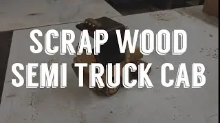 Scrap Wood Toy Semi Truck