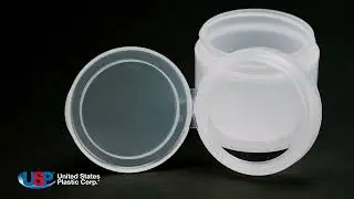 4 oz Natural Polypropylene Round Jar-70/400 Natural Snap-Top Cap | U.S. Plastic Corporation&reg;