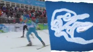 What is para-cross-country skiing at the Paralympic Games?