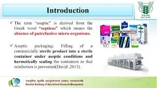 Introduction to Aseptic Packaging technology PPT