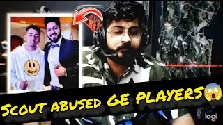 @officialscoutop abused GE players🤬  | Scout full angry on Mayavi's team😡 | #scout #bgmi #mayavi