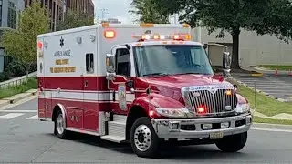 Fairfax County Fire & Rescue Department Ambulance 444 Responding 10-7-2025