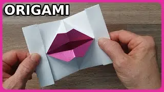 Moving Paper Mouth | Simple & Easy Origami