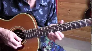 Fingerpicking Blues Lesson -  Bo Carter - The Law Gonna Step On You - TAB avl