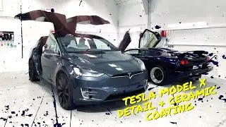 Tesla Model X Paintwork Correction & Ceramic Coating - Auto Detailing