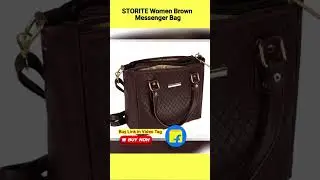 STORITE Women Brown Messenger Bag