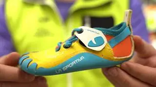 Детские скальные туфли La Sportiva Gripit Yellow за 30 секунд