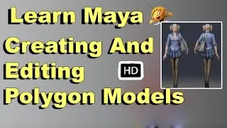 Learn Maya HD | Creating And Editing Polygon Models | Maya Autodesk 3D Basics Animation HD |