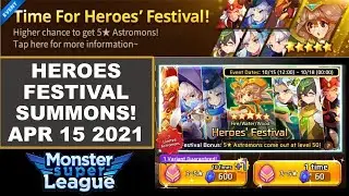 Monster Super League - April Heroes Festival!