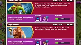 How to Complete Sneaky Sneaky & Big Hearted Event in Clash of Clans