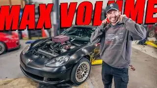 First Start on my Built LS7 Corvette!