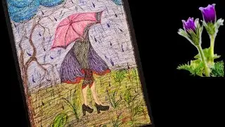 🪻[ Rain Painting, Coloring ]🪻.........