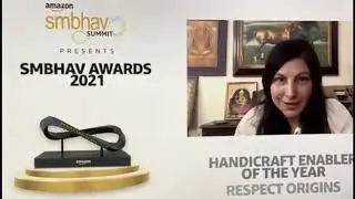 Aparna Challu Founder of Respect Origins | Amazon SMBHAV Award 2021 - Handicraft Enabler of the Year