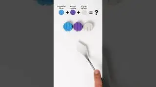 What happens when you mix blue, purple, and white kinetic sand? #kineticsand #colormixing