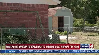 Explosive devices found at Midwest City home