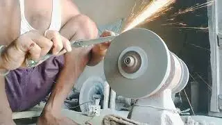 कपडा काटने वाला✂️ कैची का धार करने का सही तरीका ravi sharma bairia🙏