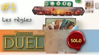 7 Wonders DUEL - Les règles SOLO