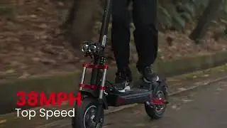 iScooter iX8 Foldable Electric Scooter, 2*1200W Motor, 48V 20AH Battery, 12&rdquo; Tire, 60km/h, 70km