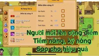 Làng hải tặc - Cách cộng điểm tiềm năng , kỹ năng cho từng phái 