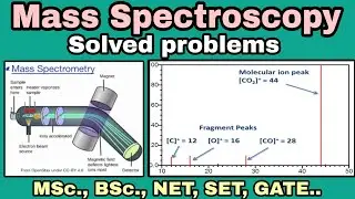 Problems on Mass Spectroscopy|Fragmentation pattern/genesis|Msc, BSc, CSIR-NET, GATE