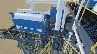 Digital Twins | VR | Training | Exxaro DMS plant - Digital Twin