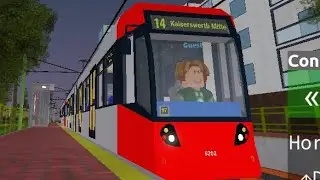 Roblox Cologne Transport MVB: Cologne Light Rail Line 14 on a Speedy Round Trip