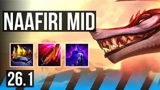 NAAFIRI vs YASUO (MID) | 49K damage | EUW Master | 26.1