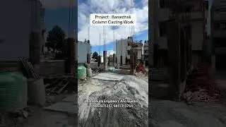 Column Casting Work At Banasthali #matribhumiengineersandbuilders #architects #engineers