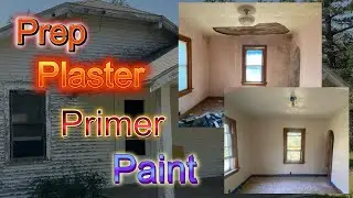 Plaster repair in the Little House - or how to frost a wedding cake!