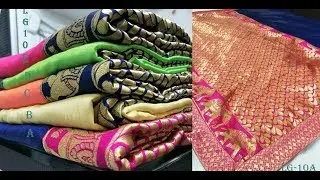 Best Plain saree with contrast blouse/Brocade blouse designs/Contrast blouse designs for silk sarees